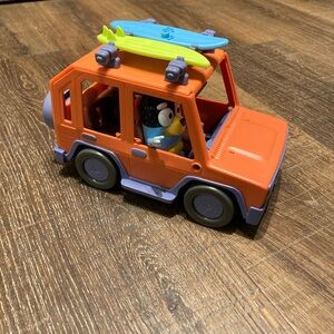 Bluey Car Jeep SUV toy with surf boards